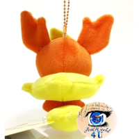 Officiële Pokemon center Flareon knuffel pokedoll Mocchiri mascot +/- 11cm 